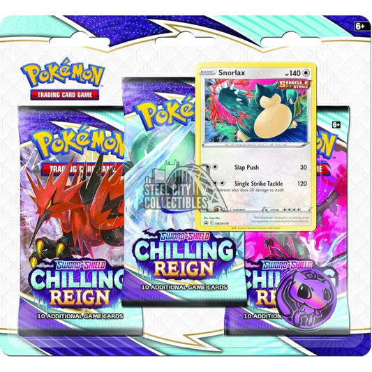Chilling reign 3-pack blister - Snorlax